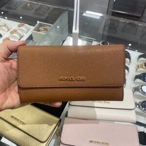Michael kors Jet Set Travel Large Trifold Wallet 35S8GTVF7L